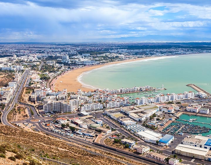 De geschiedenis van Agadir