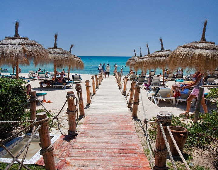 Sunsnacken tijdens een vakantie in Sousse
